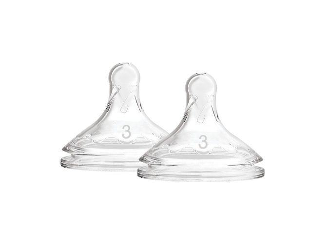 Dr.Browns WN3201 Dudlík se širokým hrdlem Level 3 pro lahvičky OPTIONS+ 2-pack