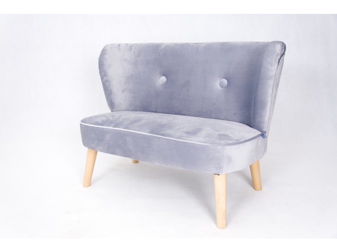 DREWEX RETRO SOFA světle šedá