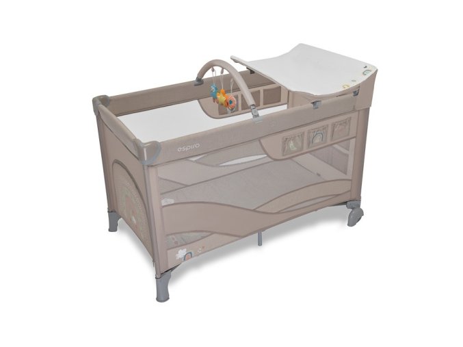 ESPIRO Łóżeczko turystyczne DREAM 109 beige fun