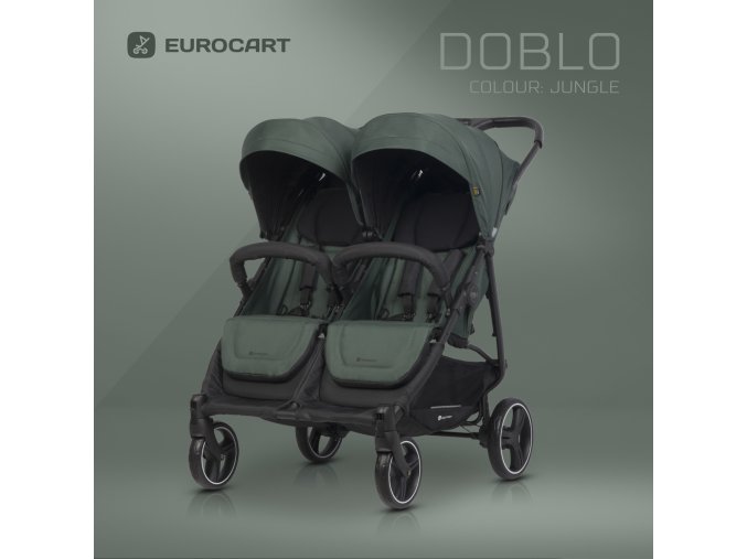 EURO-CART Dětský kočárek DOBLO JUNGLE