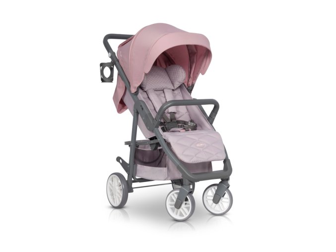 EURO-CART Kočárek FLEX Powder Pink