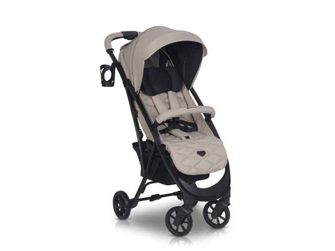 EURO-CART Kočárek VOLT BLACK EDITION FOSSIL