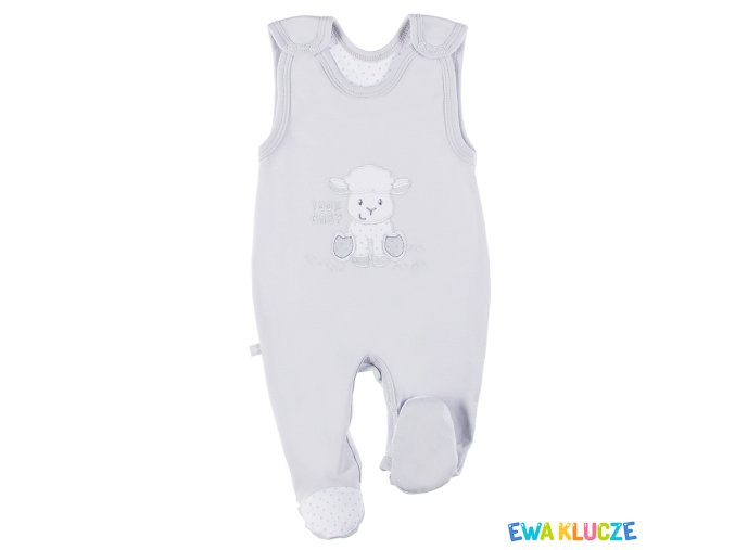 EWA 852328 NEWBORN Sleepwear šedá 56