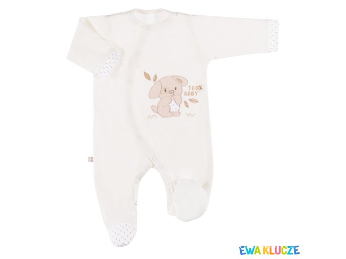 EWA 852526 NEWBORN Pajac ecru 50