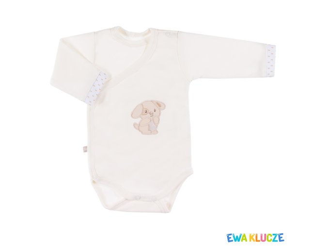 EWA 852670 NEWBORN Body REGL DŁ ecru 50