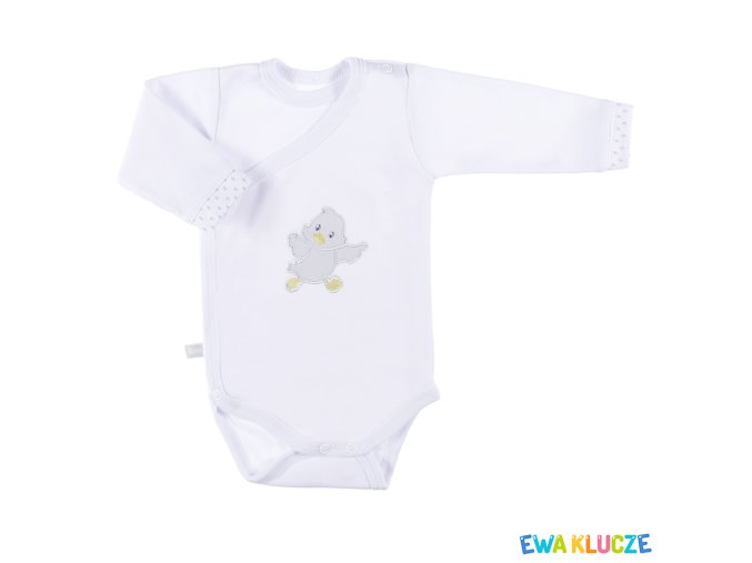 EWA 852717 NEWBORN Body REGL LONG bílá 56