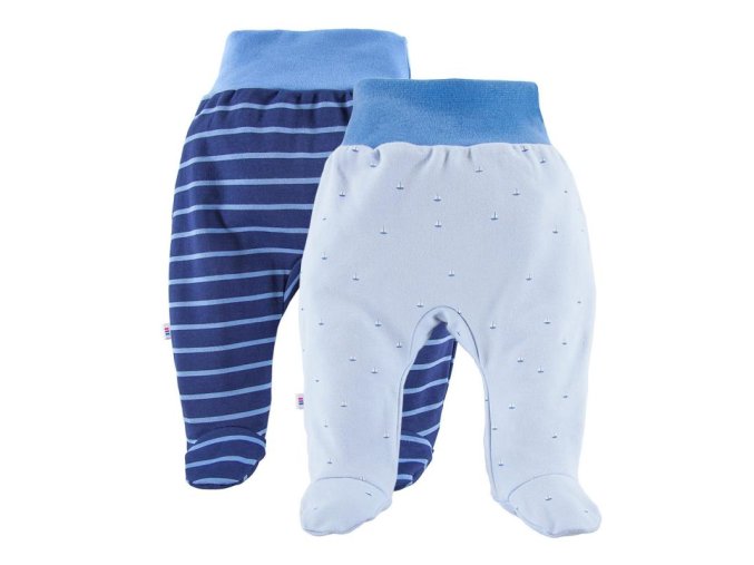 EWA 941217 Semi-sleeper 2-pack S&M modrá/šedá 50