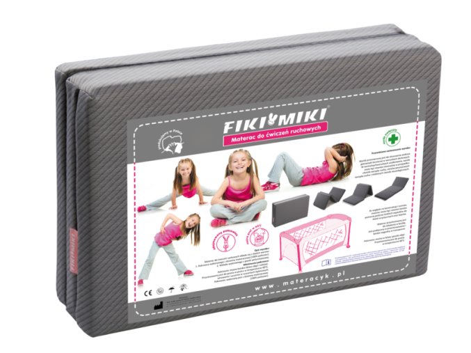 Cvičební matrace FIKI MIKI Grey MRR1
