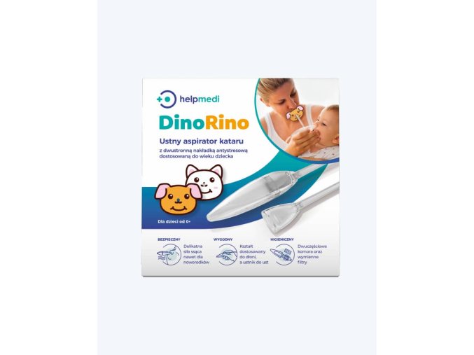 Odsávačka katarů HELPMEDI DinoRino pro ústní dutinu