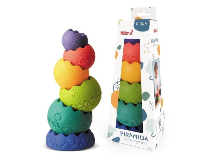 HENCZ 813 Smyslová pyramida - pastelová barva
