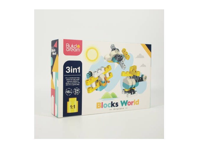 ICOM 7162944 Bloky pro baby 3v1 24 el.