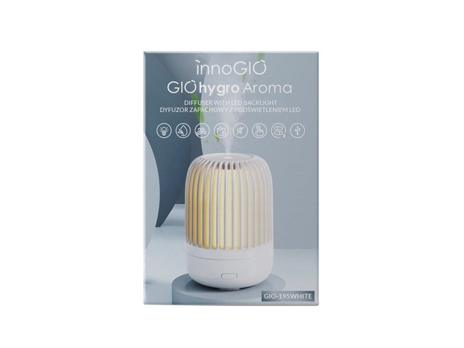 INNOGIO GIO-195 Difuzér s LED diodou GIOhydro Aroma bílý