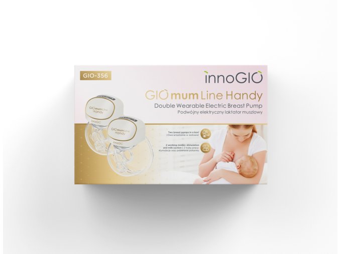 INNOGIO GIO-356 GIOmum Line Handy Dvojitá odsávačka mateřského mléka