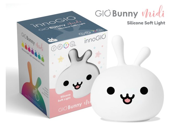 INNOGIO LJC-122 Silikonová lampa GIO Bunny Midi