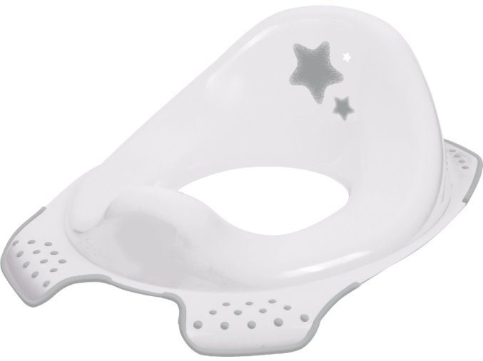 KEEEPER 18650 EWA STARS protiskluzový kryt záchodového prkénka vesmírně bílý