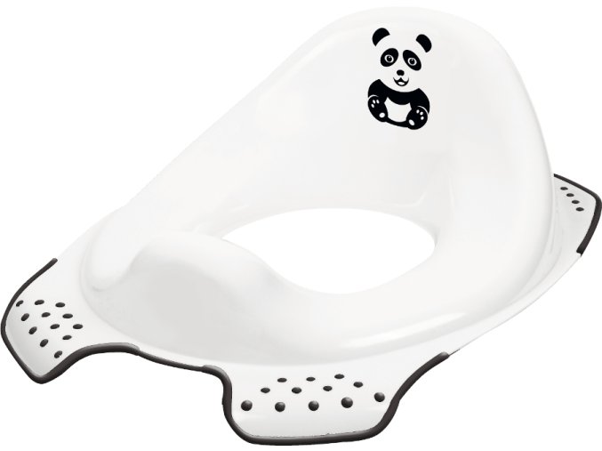 KEEEPER EWA PANDA Víko na záchodové prkénko s protiskluzovou funkcí, bílé