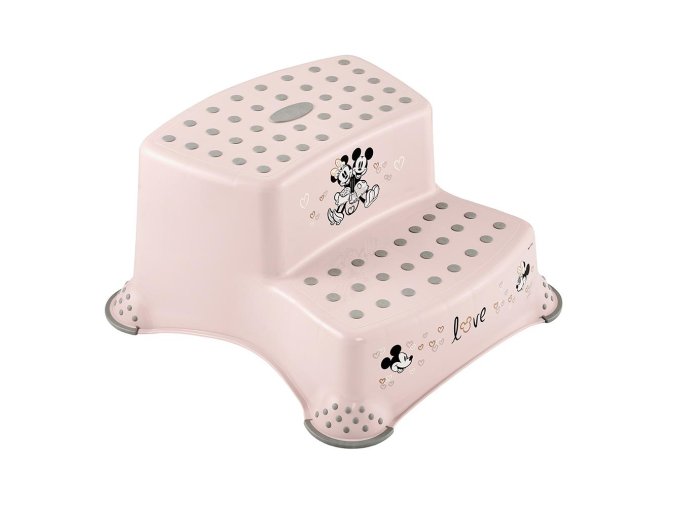 KEEEPER IGOR MINNIE MOUSE Dětská dvoustupňová protiskluzová platforma nordic pink