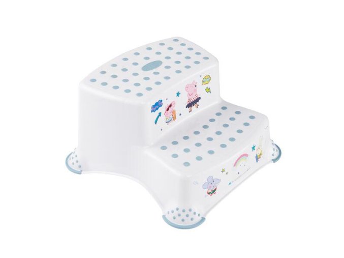 KEEEPER IGOR PEPPA PIG Dvoustupňová protiskluzová plošina bílá