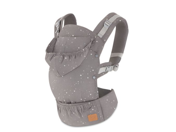 KINDERKRAFT Nosidełko HUGGY GREY stars