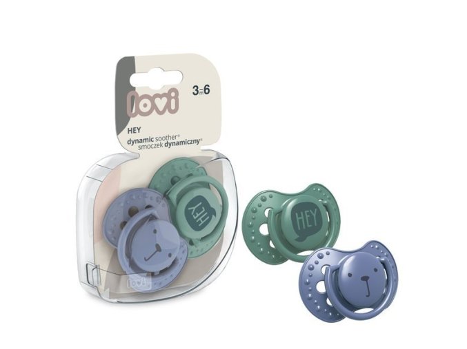 LOVI 22/886 Dynamická silikonová figurína 3-6m 2ks Hey Boy