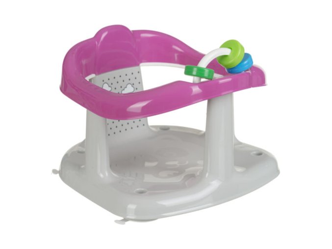 Koupelnová židle MALTEX Panda toys šedá růžová