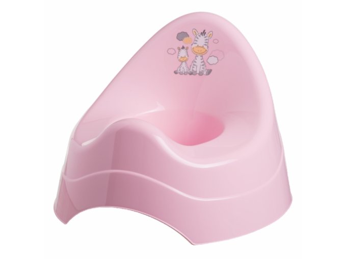 MALTEX Nočník Zebra světle růžový