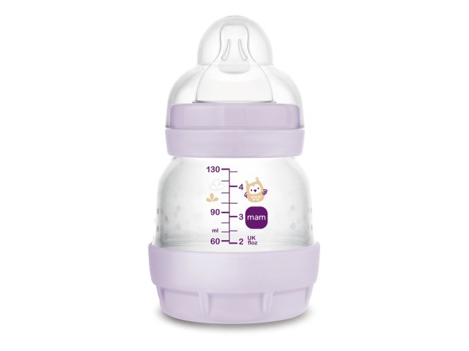 MAM Perfect Start Planet Love 130ml dívčí láhev proti kolice