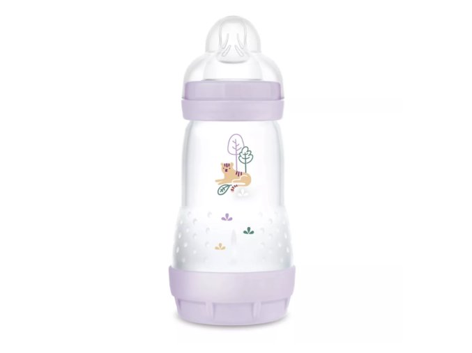 MAM Perfect Start Planet Love 260ml dívčí láhev proti kolice