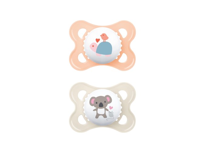 MAM dudlík Original silky 2-6 Together girl 2ks.