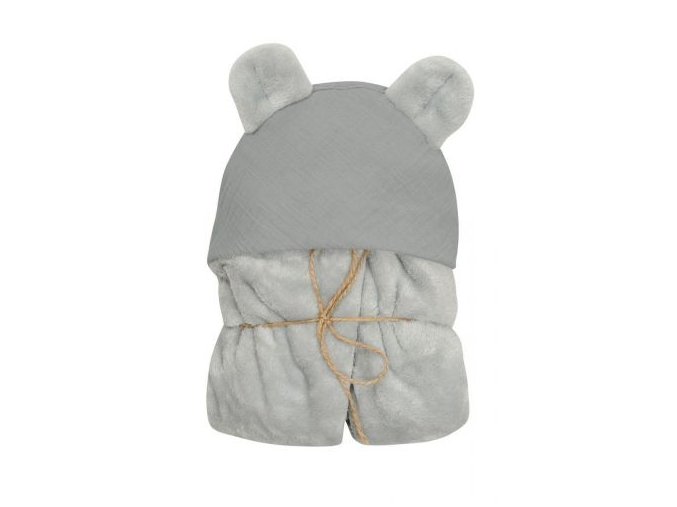 MATEX KOALA MUSLIN deka s kapucí 95x95 cm [TB0444_02].