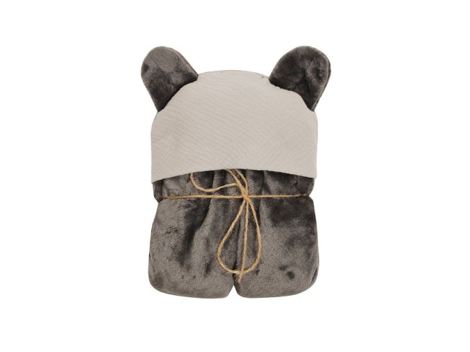 MATEX KOALA MUSLIN deka s kapucí 95x95 cm [TB0444_03].