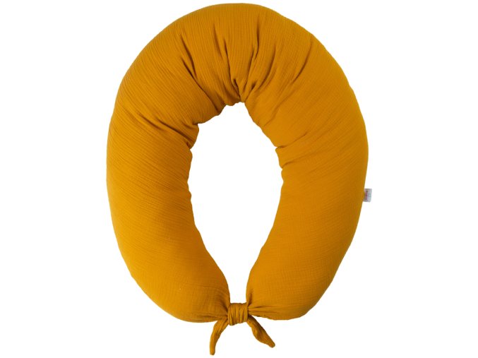 MATEX Polohovací polštář MOON MUSLIN 260 cm [TB0076_06]hořčice
