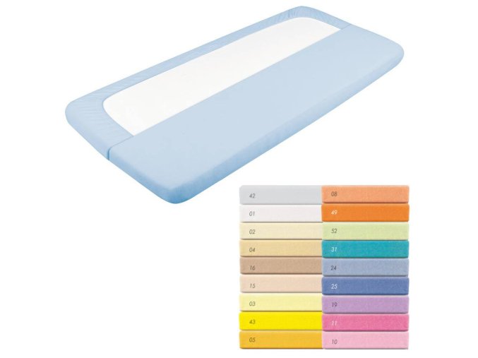 Prostěradlo MATEX JERSEY s gumou 70x140 [TB0028_31]tyrkysové