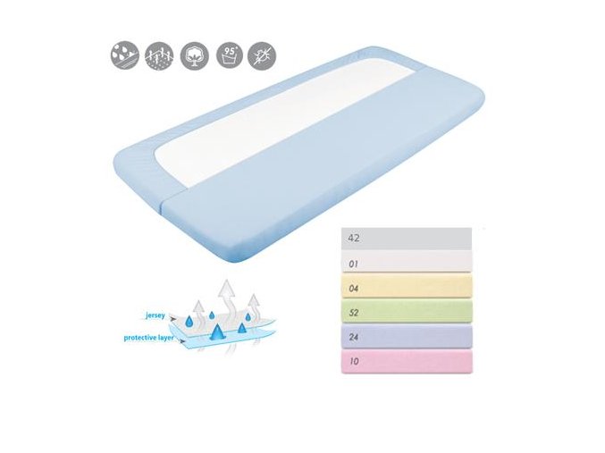 MATEX nepromokavé prostěradlo JERSEY 70x140 [TB0242_42] šedá