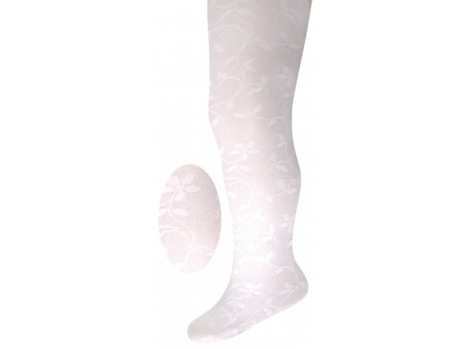 MILUSIE 1252 Punčocháče DZ Lycra síťovaný vzor