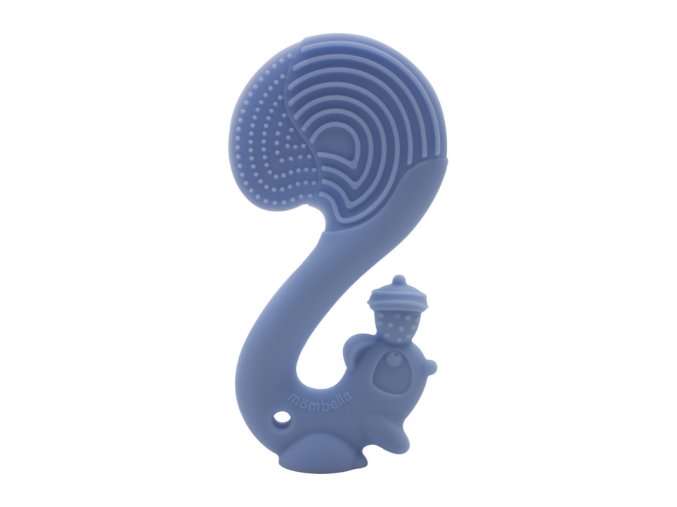 Mombella 8159 Gryzak Zabawka Squirrel Light Blue