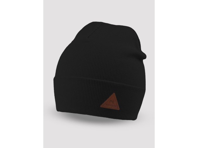 NOVITI CP009-B-06 Přechodová čepice s dvojitým pruhem černá 46-54cm