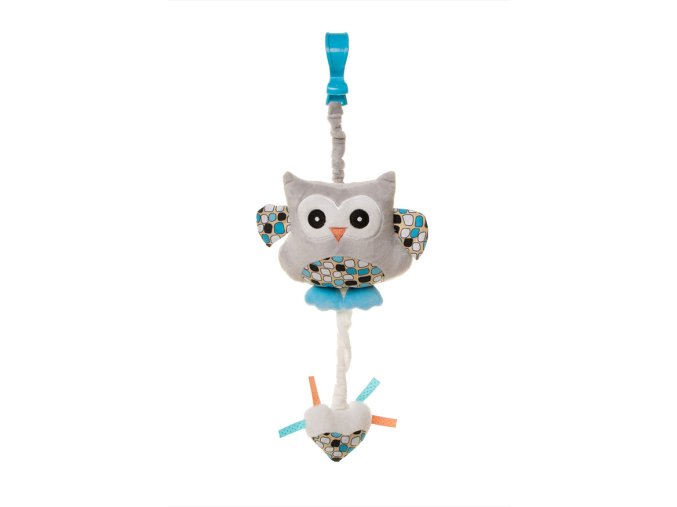 4 BABY OB01 P&E Hudební hračka OWL hudební skříňka na hraní