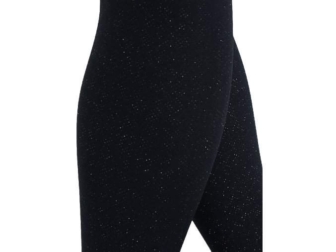 NOVITI RM010-G-02 Punčocháče micro 40den černé s třpytkami 104/110