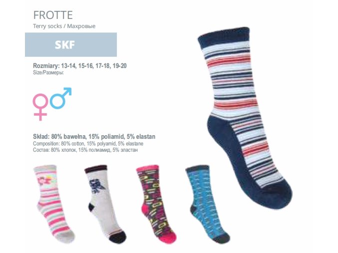 SCORPIO SKF Skarpety froté / froté ABS