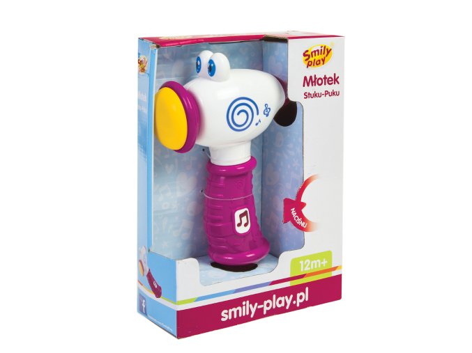 SMILY PLAY SP83136 Klepací kladivo růžové