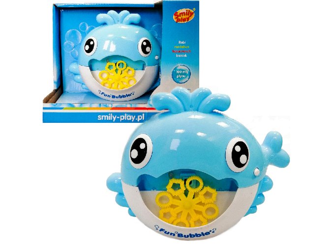 SMILY PLAY SP83776 Bublinkový oceán - bublinkový stroj s modrou velrybou