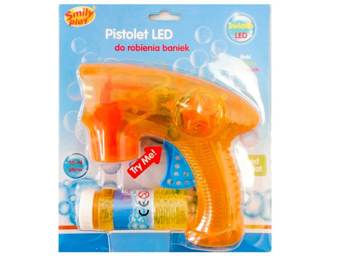 SMILY PLAY SP83777 LED bublinová pistole