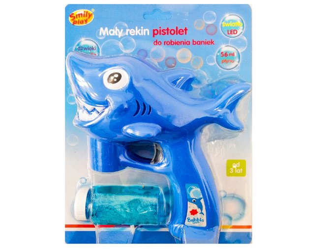 SMILY PLAY SP83779 Pistole na bublifuky Little Shark
