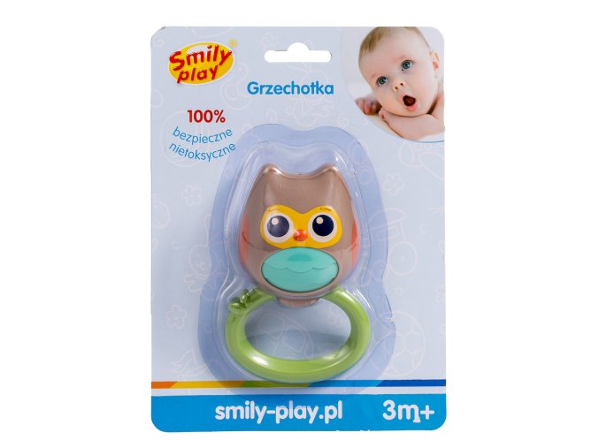 SMILY PLAY SP83831 Chrastítko sova
