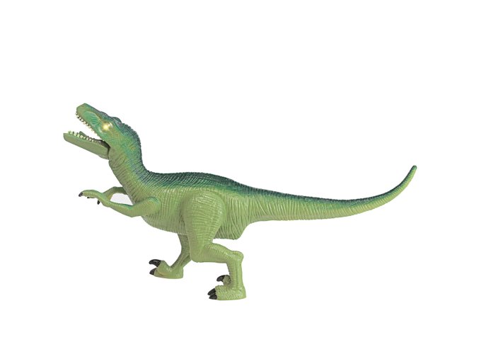 SMILY PLAY SP83982 Dinosaurus světelný zvuk Raptor zelený