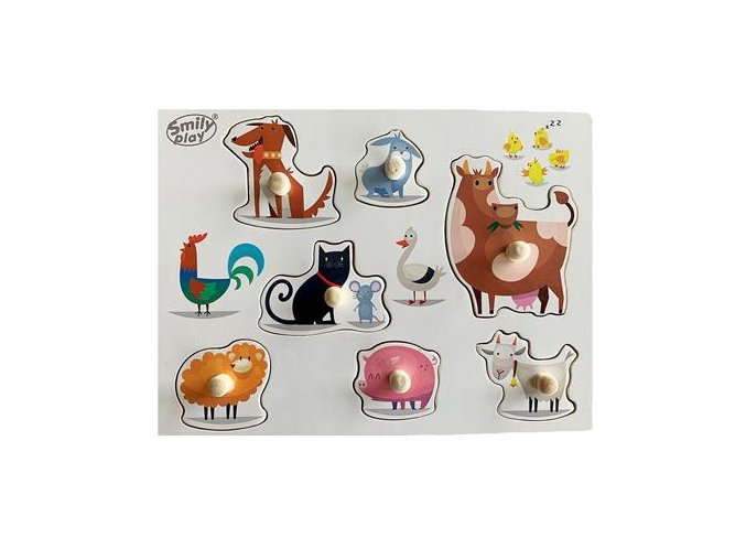 SMILY PLAY SPW83804 Puzzle se zvířaty