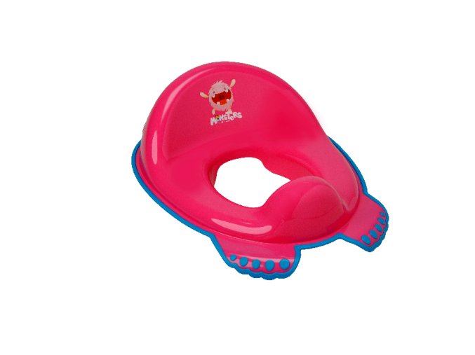 TEGA MN-002-127 Protiskluzový kryt na záchodové prkénko Monsters c.pink