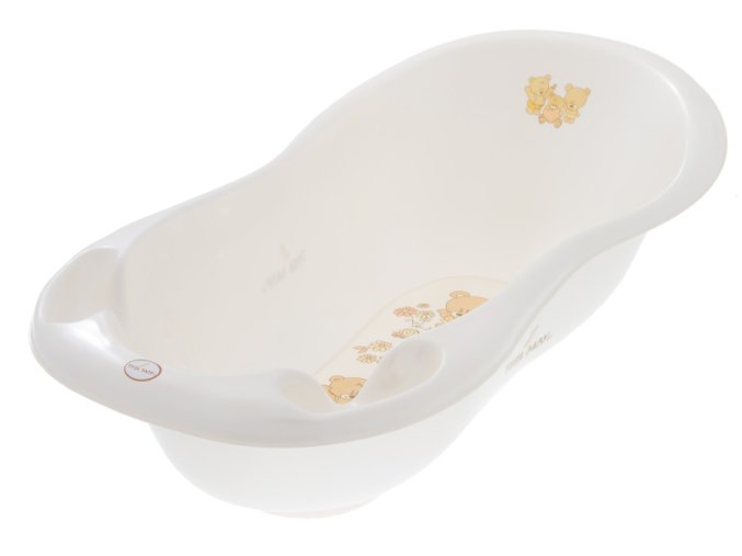 TEGA MS-005-LUX-118 Dětská vana 102 cm LUX medvěd bílá perleťová
