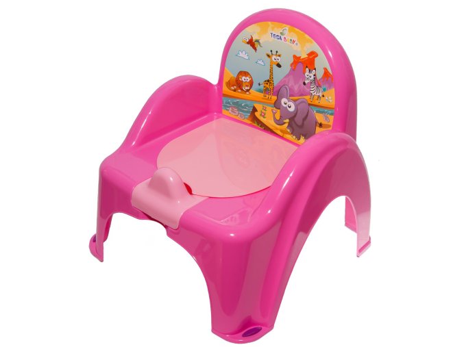 TEGA PO-041-127 SAFARI nočník s hudební skříňkou c.pink